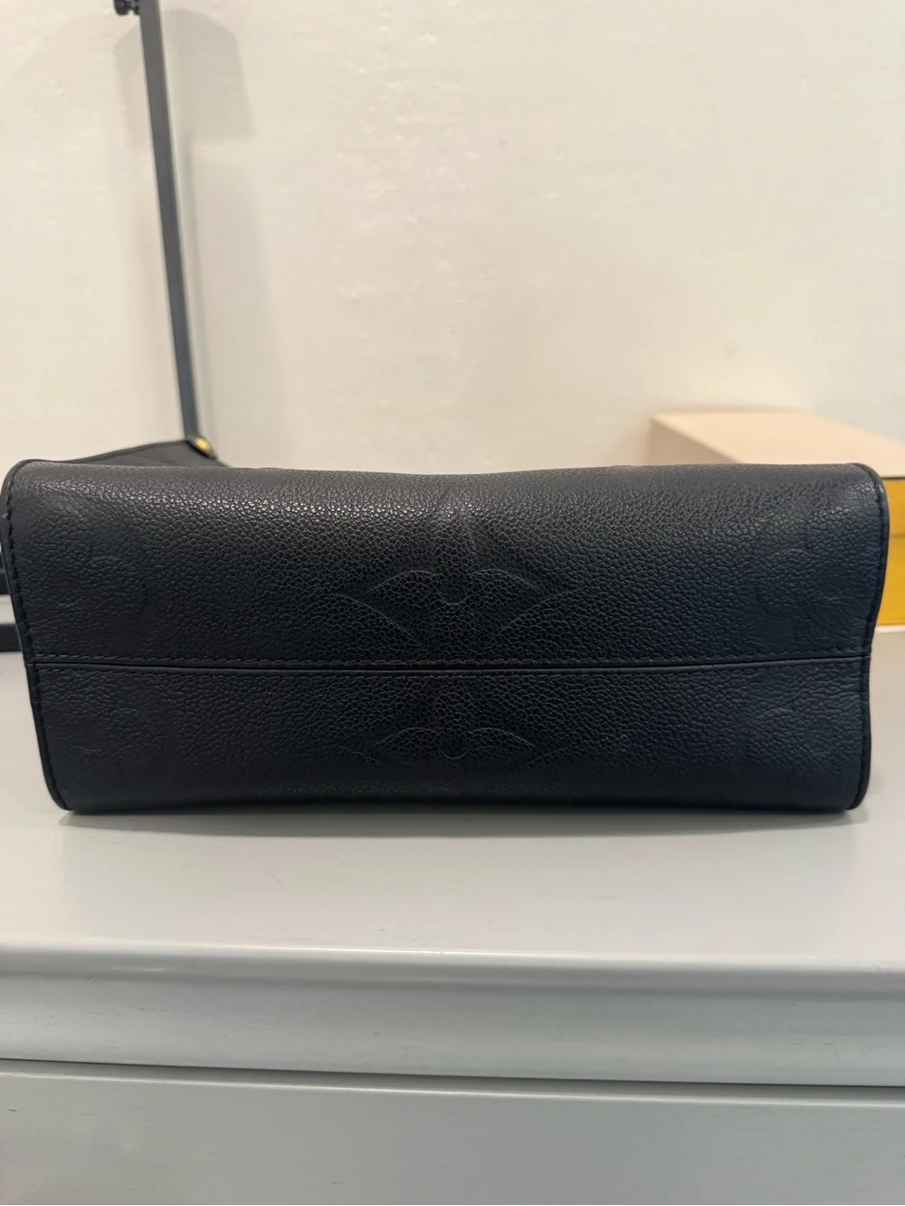 Louis Vuitton Black empreinte OnTheGo PM Bag